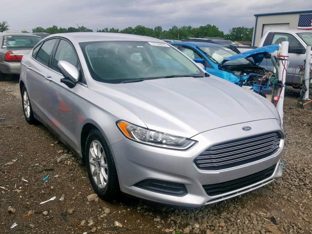 1FA6P0G77F5125572 - 2015 FORD FUSION S SILVER photo 1