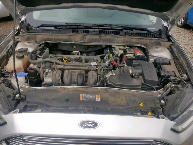 1FA6P0G77F5125572 - 2015 FORD FUSION S SILVER photo 7