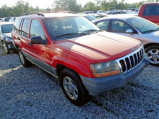 1J4G248S5YC203380 - 2000 JEEP GRAND CHER RED photo 1