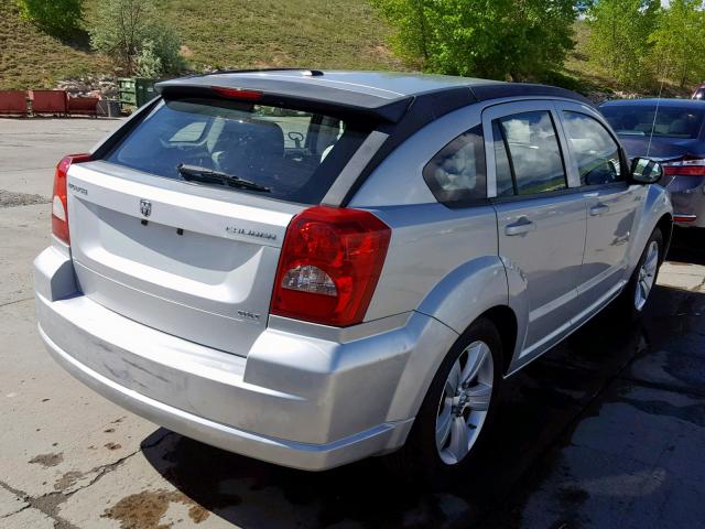 1B3CB4HA7AD613529 - 2010 DODGE CALIBER SX SILVER photo 4