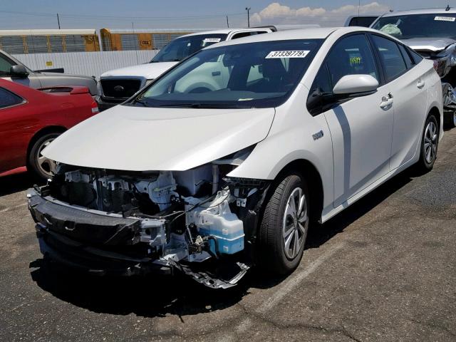 JTDKARFP7J3103804 - 2018 TOYOTA PRIUS PRIM 白色 照片 2