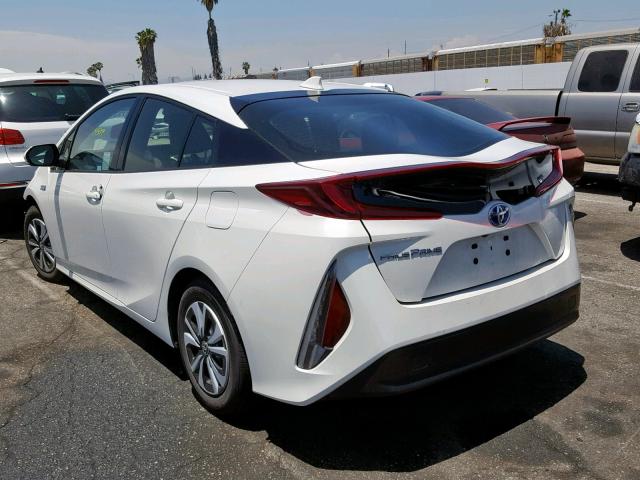 JTDKARFP7J3103804 - 2018 TOYOTA PRIUS PRIM 白色 照片 3