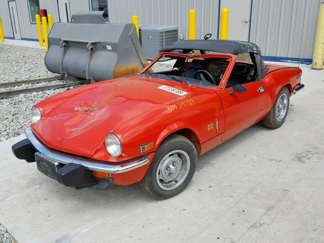 FM50982U - 1976 TRIUMPH CAR SPITFIRE RED photo 2