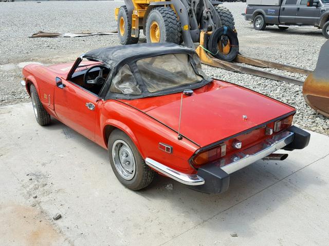 FM50982U - 1976 TRIUMPH CAR SPITFIRE RED photo 3