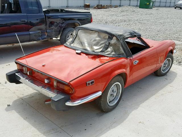 FM50982U - 1976 TRIUMPH CAR SPITFIRE RED photo 4