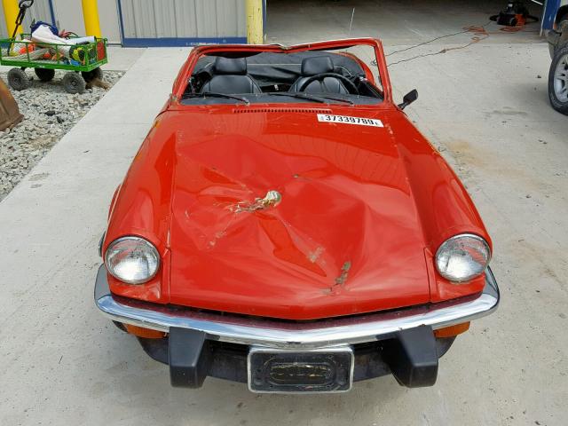 FM50982U - 1976 TRIUMPH CAR SPITFIRE RED photo 9