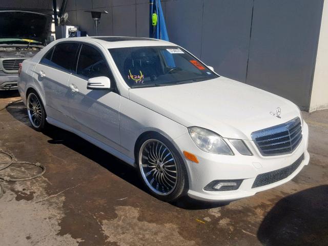 WDDHF5GB8BA453176 - 2011 MERCEDES-BENZ E 350 WHITE photo 1