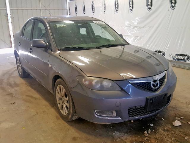 JM1BK32G481842179 - 2008 MAZDA 3 I GRAY photo 1