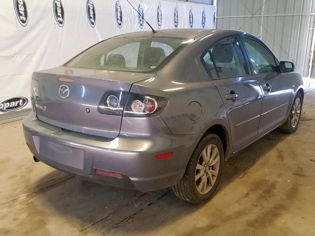 JM1BK32G481842179 - 2008 MAZDA 3 I GRAY photo 4