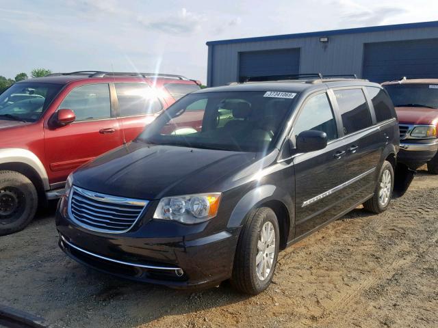 2C4RC1BG0ER436052 - 2014 CHRYSLER TOWN & COU BLACK photo 2