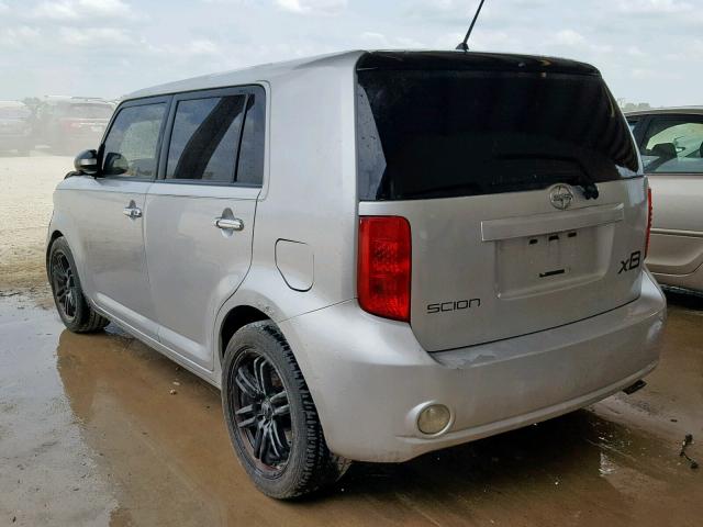 JTLKE50E681008472 - 2008 TOYOTA SCION XB 银色 照片 3