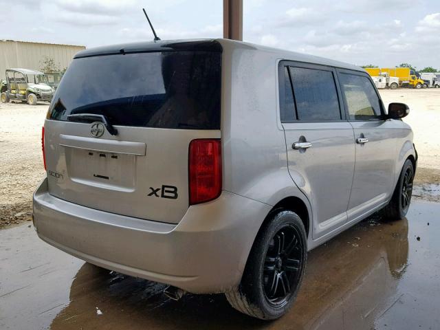 JTLKE50E681008472 - 2008 TOYOTA SCION XB 银色 照片 4