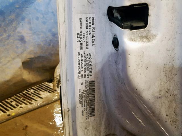 ZFBERFAB4H6D20595 - 2017 RAM PROMASTER 白色 照片 10