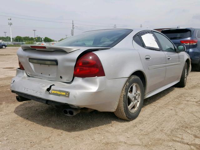 2G2WP522141306771 - 2004 PONTIAC GRAND PRIX SILVER photo 4