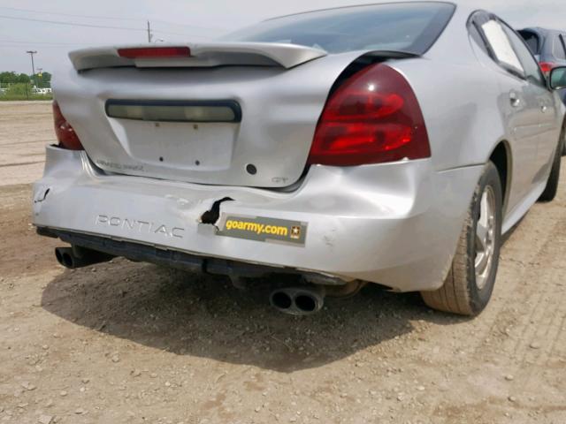 2G2WP522141306771 - 2004 PONTIAC GRAND PRIX SILVER photo 9
