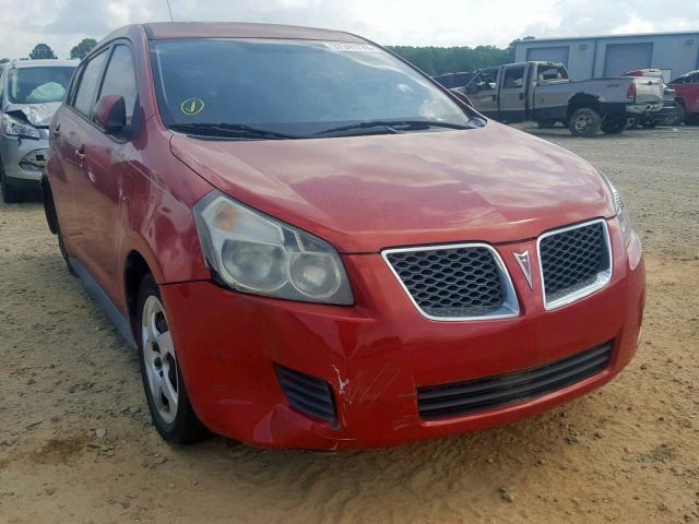 5Y2SP67849Z454411 - 2009 PONTIAC VIBE RED photo 1