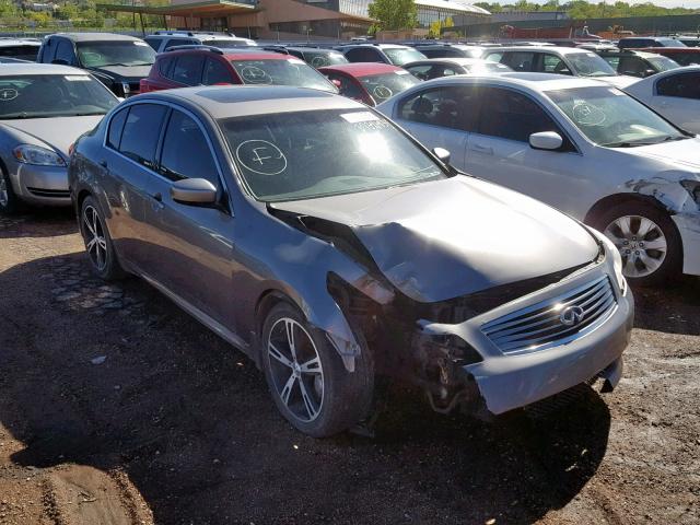 JNKCV61E19M302607 - 2009 INFINITI G37 BASE GRAY photo 1