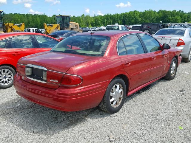 1G4HR54K85U149043 - 2005 BUICK LESABRE LI BURGUNDY photo 4