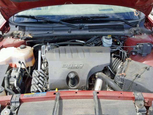 1G4HR54K85U149043 - 2005 BUICK LESABRE LI BURGUNDY photo 7