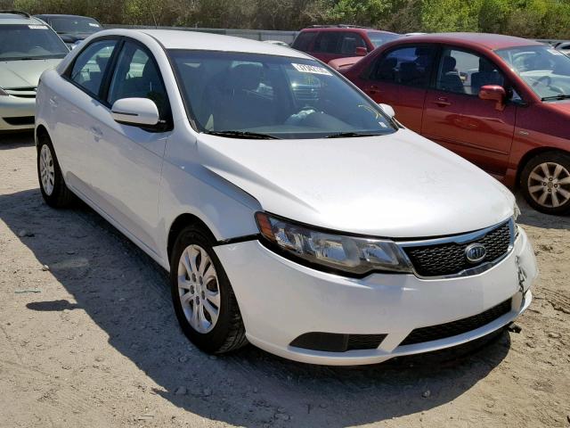 KNAFU4A27C5521775 - 2012 KIA FORTE EX WHITE photo 1