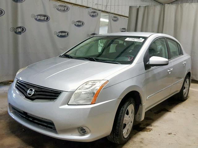 3N1AB6AP4CL670917 - 2012 NISSAN SENTRA 2.0 SILVER photo 2