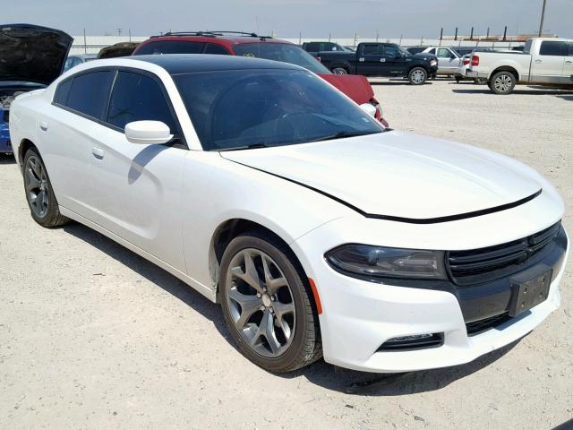 2C3CDXHG9FH897131 - 2015 DODGE CHARGER SX WHITE photo 1