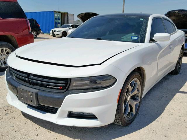 2C3CDXHG9FH897131 - 2015 DODGE CHARGER SX WHITE photo 2