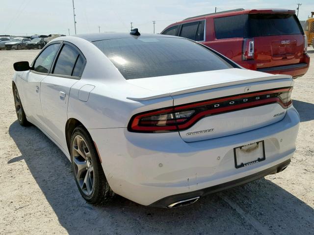 2C3CDXHG9FH897131 - 2015 DODGE CHARGER SX WHITE photo 3