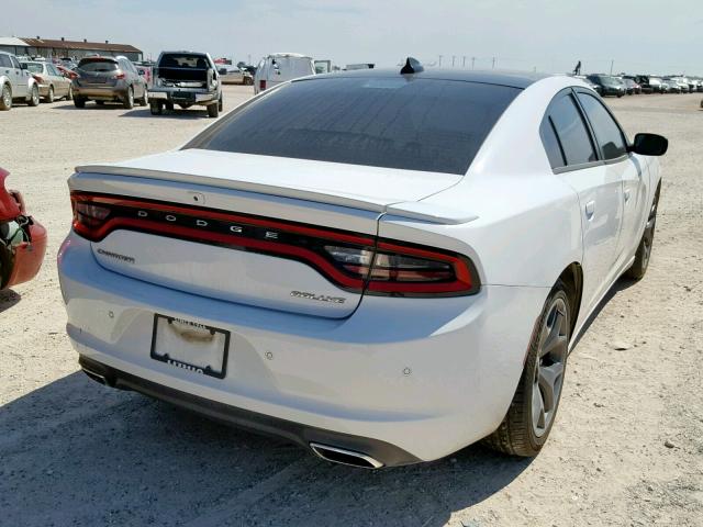 2C3CDXHG9FH897131 - 2015 DODGE CHARGER SX WHITE photo 4