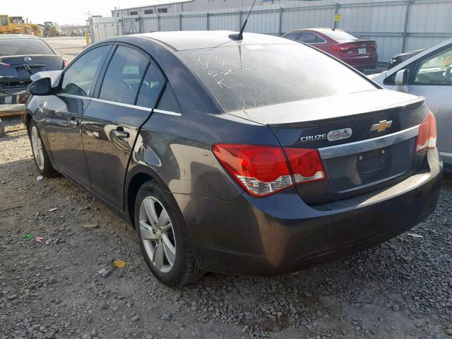 1G1P75SZXE7400528 - 2014 CHEVROLET CRUZE BLACK photo 3