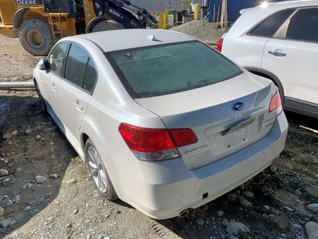 4S3BMJP64D2024695 - 2013 SUBARU LEGACY 3.6 WHITE photo 3