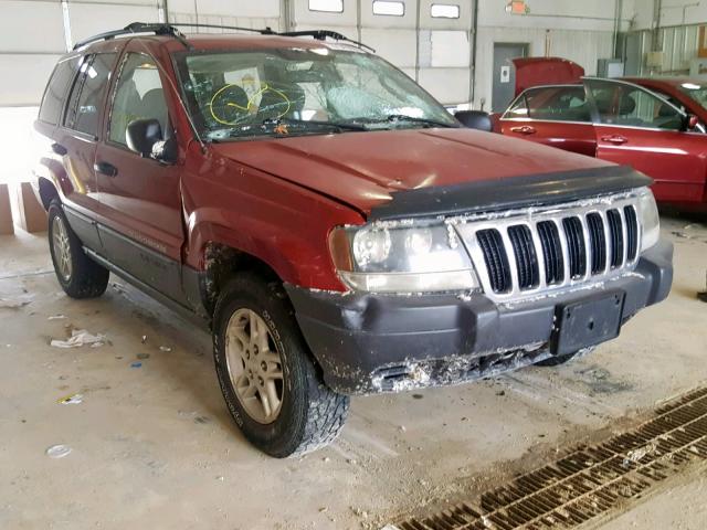 1J4GW48S23C600736 - 2003 JEEP GRAND CHER RED photo 1