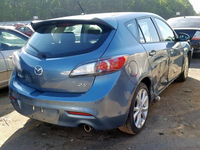 JM1BL1K68B1441766 - 2011 MAZDA 3 S BLUE photo 4