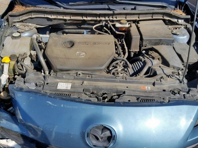 JM1BL1K68B1441766 - 2011 MAZDA 3 S BLUE photo 7