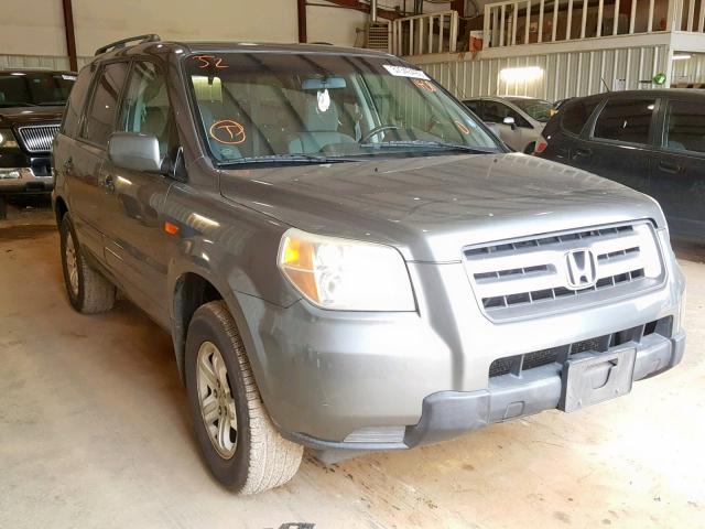 5FNYF28238B021408 - 2008 HONDA PILOT VP GRAY photo 1