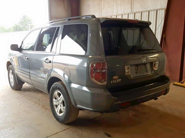 5FNYF28238B021408 - 2008 HONDA PILOT VP GRAY photo 3