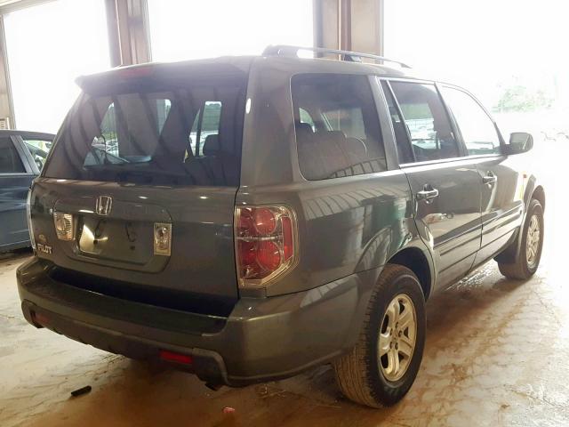 5FNYF28238B021408 - 2008 HONDA PILOT VP GRAY photo 4