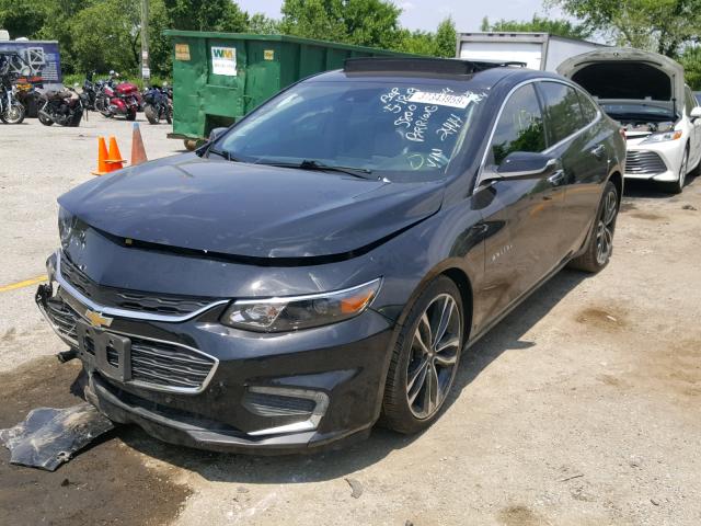 1G1ZH5SX8GF352444 - 2016 CHEVROLET MALIBU PRE BLACK photo 2