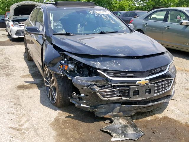 1G1ZH5SX8GF352444 - 2016 CHEVROLET MALIBU PRE BLACK photo 9