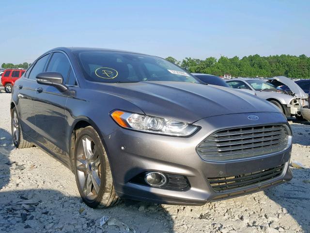 3FA6P0K90DR265448 - 2013 FORD FUSION TIT GRAY photo 1