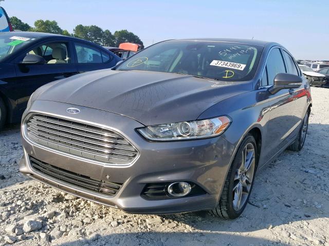 3FA6P0K90DR265448 - 2013 FORD FUSION TIT GRAY photo 2