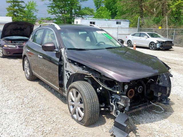 JN1AJ0HR7AM752232 - 2010 INFINITI EX35 BASE PURPLE photo 1