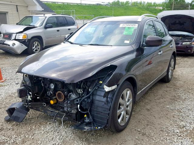 JN1AJ0HR7AM752232 - 2010 INFINITI EX35 BASE PURPLE photo 2