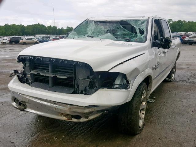 1C6RR7NTXHS660286 - 2017 RAM 1500 LARAM WHITE photo 2