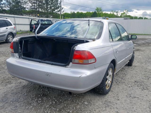 1HGCG66892A164838 - 2002 HONDA ACCORD EX SILVER photo 4