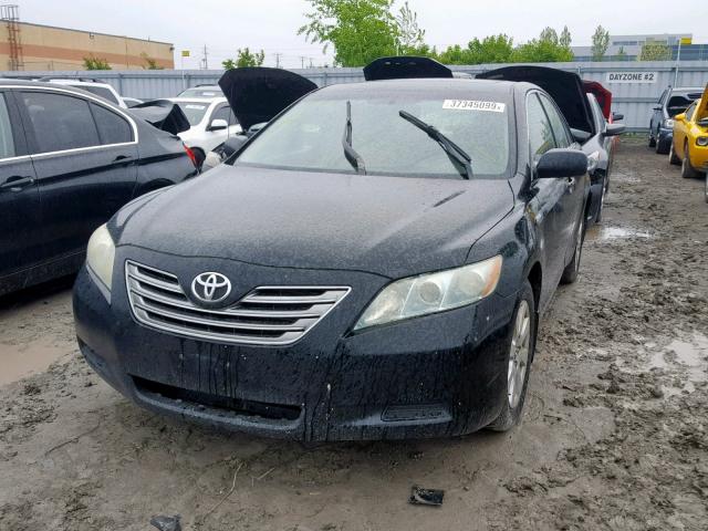 4T1BB46K09U065693 - 2009 TOYOTA CAMRY HYBR BLACK photo 2