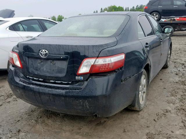 4T1BB46K09U065693 - 2009 TOYOTA CAMRY HYBR BLACK photo 4