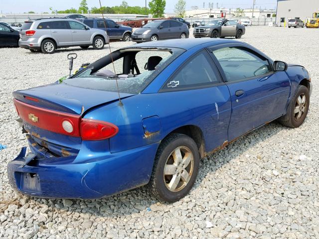 1G1JF12F757177629 - 2005 CHEVROLET CAVALIER L BLUE photo 4