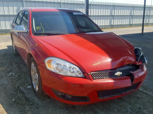 2G1WD58C281222204 - 2008 CHEVROLET IMPALA SUP Қызыл фото 1