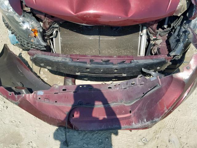 1HGCP3F8XCA013863 - 2012 HONDA ACCORD EXL MAROON photo 9